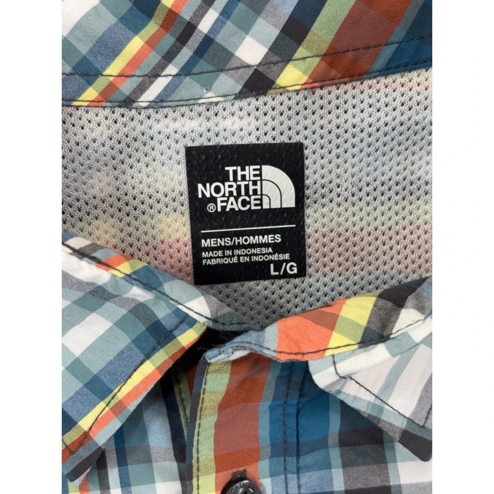 The North Face Men's Plaid Short Sleeve Shirt Size Large